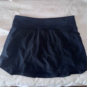 Black Lululemon Pace Rival Skirt Size 2